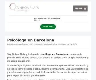 PsicologABCN.es(Psicóloga en Barcelona) Screenshot