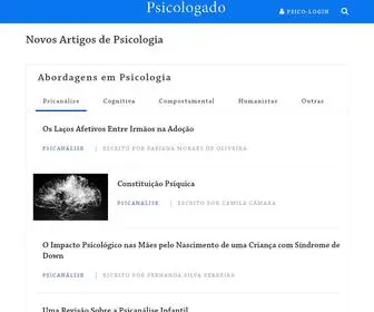 Psicologado.com.br(Artigos de Psicologia) Screenshot