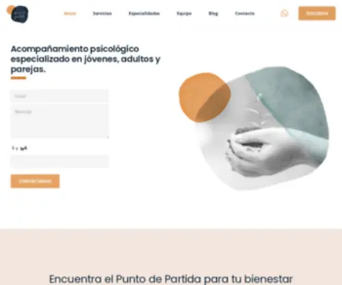 Psicologasbarcelona.com(Punt de Partida) Screenshot