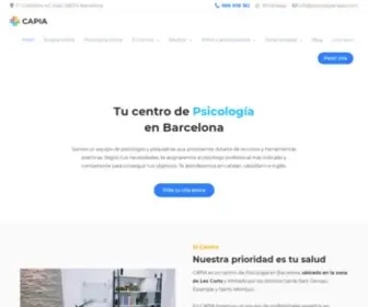 Psicologiacapia.com(▷ Psicólogos en Barcelona) Screenshot