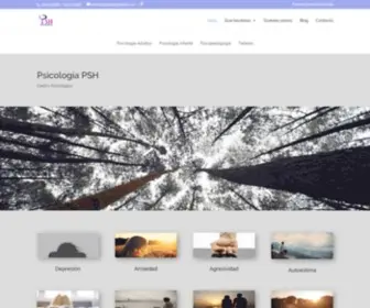 Psicologiapsh.com(Psicologa madrid) Screenshot