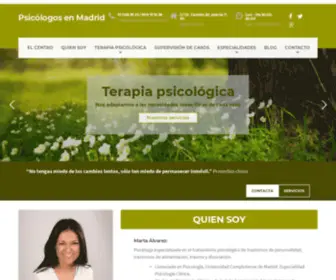 Psicologiaytrauma.es(Psicólogos en Madrid) Screenshot