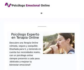 Psicologoemocionalonline.com(Psicólogo Online) Screenshot