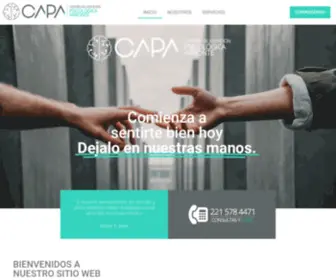 Psicologoscapa.com(CAPA Centro de Atención Psicológica Arronte) Screenshot