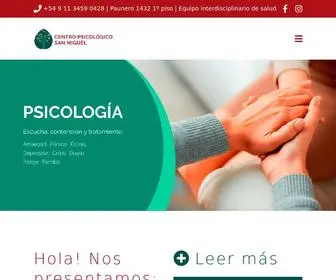 Psicologossanmiguel.com.ar(Psicólogos en San Miguel) Screenshot