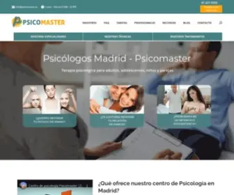 Psicomaster.es(Psicólogos Madrid) Screenshot