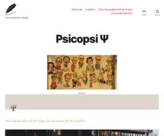 Psicopsi.com(Comunidad de estudio) Screenshot