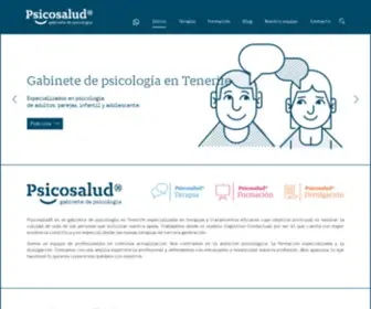 Psicosaludtenerife.com(Gabinete de psicología) Screenshot