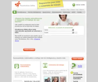 Psicotecnicos.com.es(Psicotécnico Móstoles) Screenshot