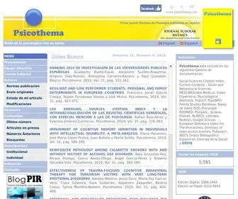 Psicothema.com(HTML5) Screenshot