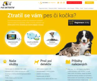 Psidetektiv.cz(Psí detektiv) Screenshot