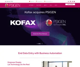Psigen.com(Document Capture) Screenshot