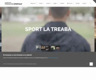 Psihologiasportului.ro(Asociatia pentru Psihologia Sportului) Screenshot