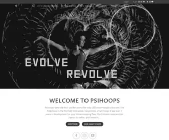 Psihoops.com(The Original LED Smart Hula Hoop) Screenshot