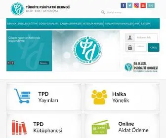 Psikiyatri.org.tr(Türkiye Psikiyatri Derneği) Screenshot