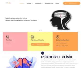 Psikodiyetklinik.com(Psikodiyet Klinik) Screenshot