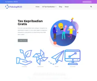 Psikologini.id(Tes Kepribadian MBTI Gratis Bahasa Indonesia) Screenshot