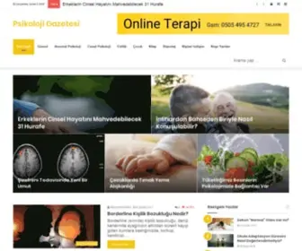 Psikolojigazetesi.com(Psikoloji Gazetesi) Screenshot