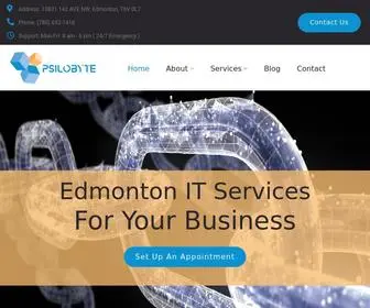 Psilobyte.com(Edmonton IT Support Services) Screenshot