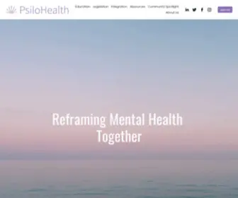 Psilohealth.co(PsiloHealth) Screenshot