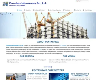 Psinfraind.com(Pentashiva Infraventures) Screenshot