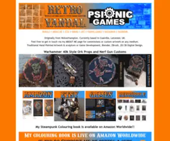 PsionicGames.com(RETRO VANDAL & PSIONIC GAMES) Screenshot