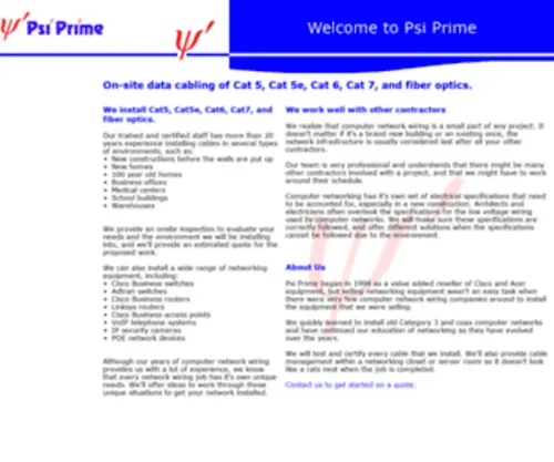 Psiprime.com(Psi Prime) Screenshot