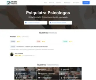 Psiquiatramarbella.com(Psiquiatra en Marbella. Consulta de Psiquiatría y Psicología) Screenshot