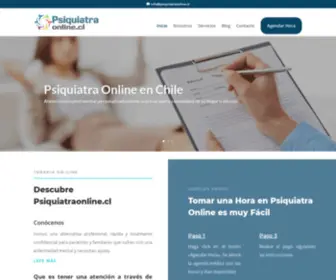 Psiquiatraonline.cl(Psiquiatría OnLine) Screenshot