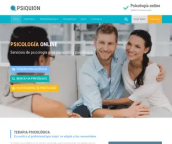 Psiquion.com(Plataforma de psicología online) Screenshot