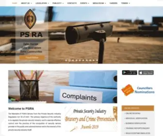 Psira.co.za(Psira) Screenshot