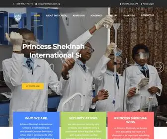 Psis.com.ng(Shekinah British Intl School) Screenshot