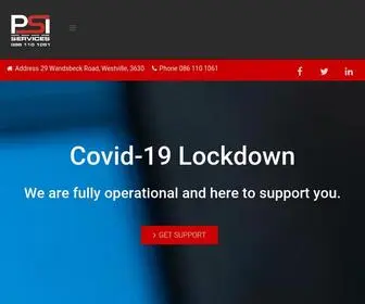 Psiservices.co.za(PSI Services) Screenshot