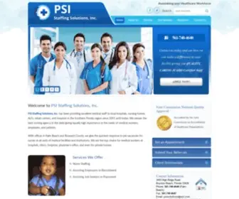 Psistaffing.org(Healthcare Staffing in Boynton Beach) Screenshot