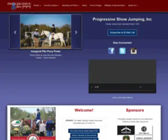 PSJshows.com(Progressive Show Jumping) Screenshot