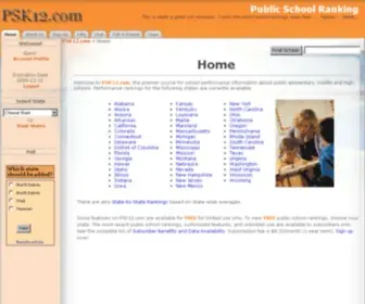 PSK12.com(PSK12 Public School Rankings) Screenshot
