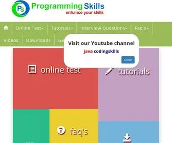Pskills.org(Online Test) Screenshot