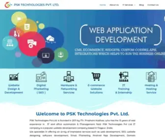 Pskitservices.com(PSK Technologies Pvt. Ltd. IT Company Nagpur) Screenshot