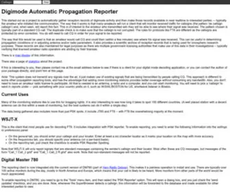PSkreporter.info(Digimode Automatic Propagation Reporter) Screenshot