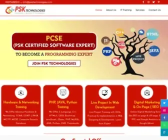 PSktechnologies.co.in(PSK Technologies Pvt) Screenshot