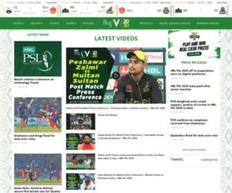PSL-T20.com(Hbl pakistan super league) Screenshot