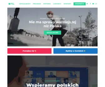 PSL.org.pl(Polskie Stronnictwo Ludowe) Screenshot