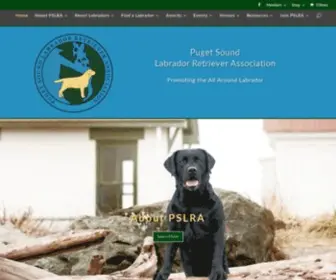 PSlra.org(Puget Sound Labrador Retriever Association) Screenshot