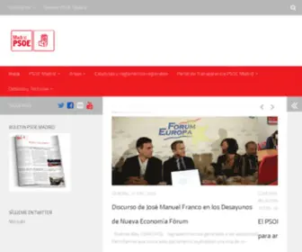 PSMpsoe.es(PSOE de la Comunidad de Madrid) Screenshot