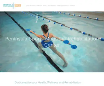 PSMRC.com(Pensinsula Sports Medicine) Screenshot