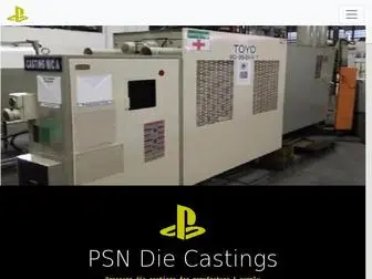 PSndiecastings.com(PSN Die Castings) Screenshot