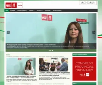 Psoesevilla.es(PSOE de Sevilla) Screenshot