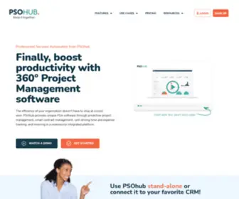 Psohub.com(Project Management Software) Screenshot