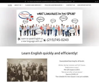 Psolschool.org(The Philadelphia School of Languages) Screenshot