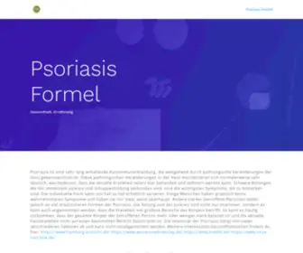 Psoriasis-Formel.de(Psoriasis Formel Gesundheit Ernährung) Screenshot